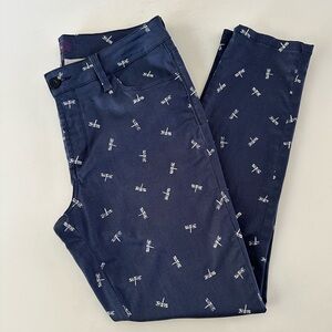 NYDJ ankle dragonfly pants size 6